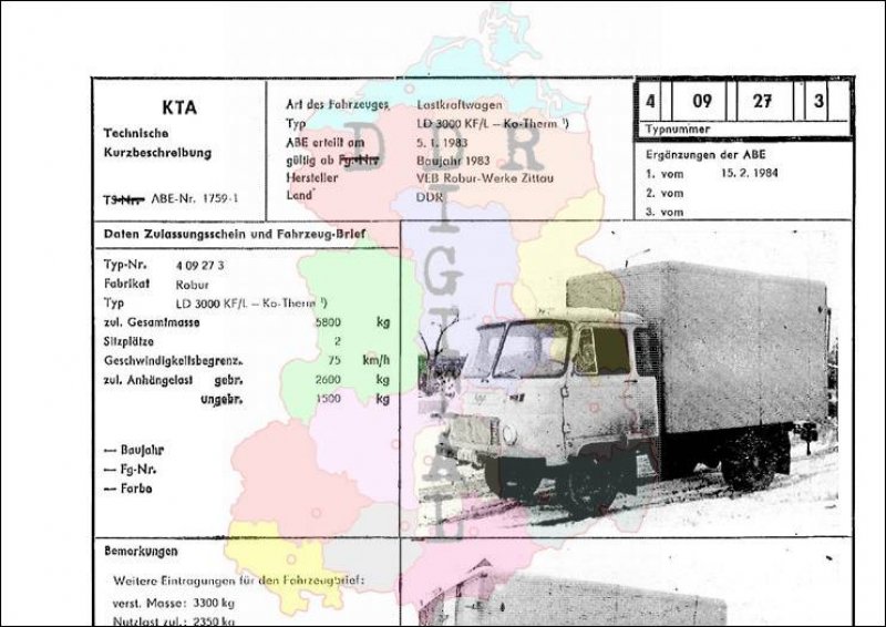 Lastkraftwagen LD 3001 KF/L-Ko-Therm