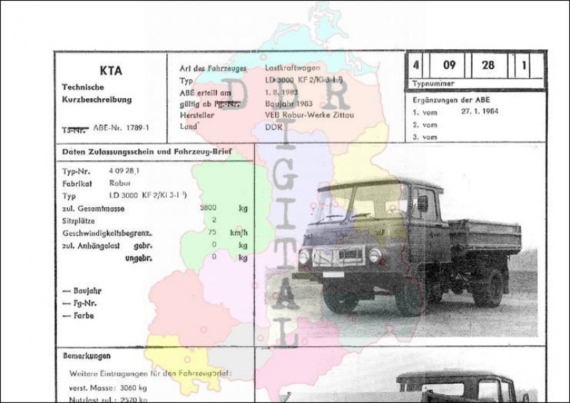 Lastkraftwagen LD 3000 KF 2/Ki 3-II
