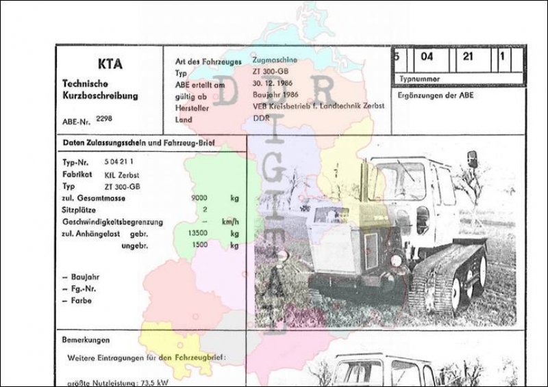Zugmaschine ZT 300-GB