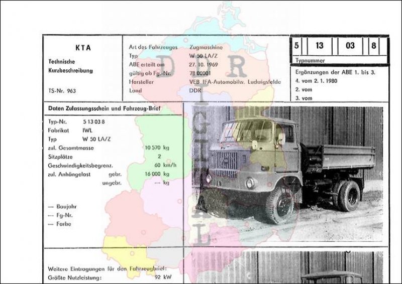 Zugmaschine W 50 LA/Z