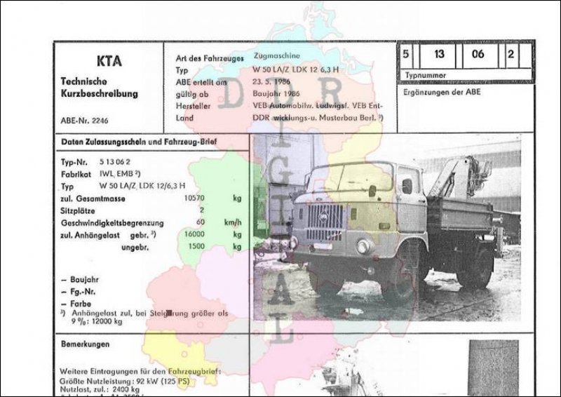 Zugmaschine W 50 LA/Z LDK 12/6,3 H
