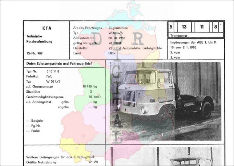 Zugmaschine W 50 L/S