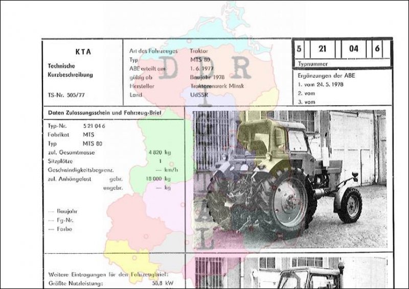 Traktor MTS 80