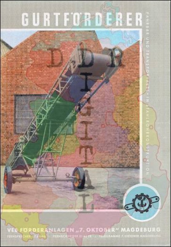 Gurtförderer, fahrbar und transportabel in Stahlrohrkonstruktion