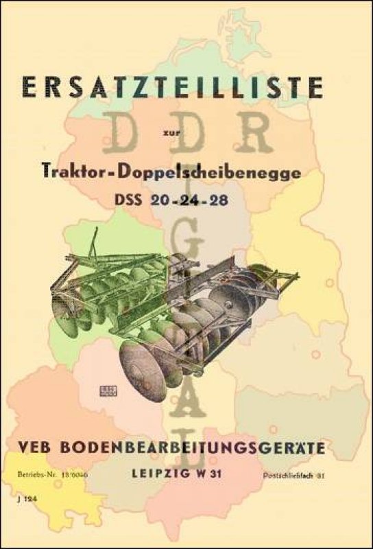 Traktor-Doppelscheibenegge DSS 20 -24 -28