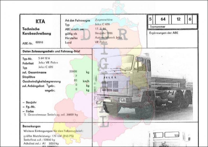 Zugmaschine Jelcz C 620