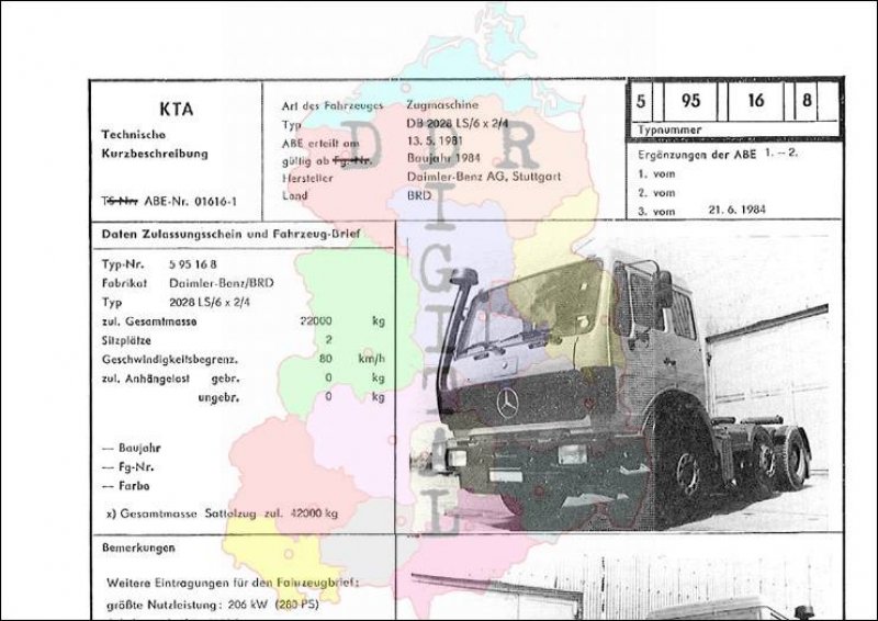 Zugmaschine DB 2028 LS/6 x 2/4