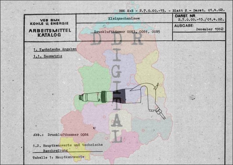 Drucklufthämmer 0083, 0084, 0085