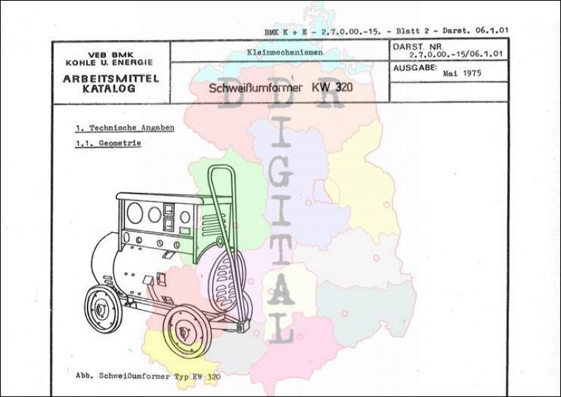 Schweißumformer KW 320