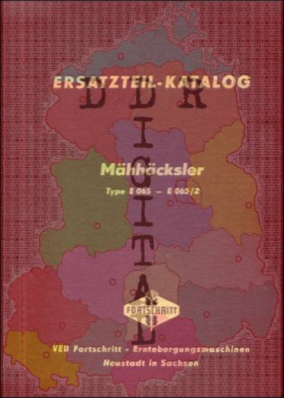 Mähhäcksler Type E 065 - E 065/2