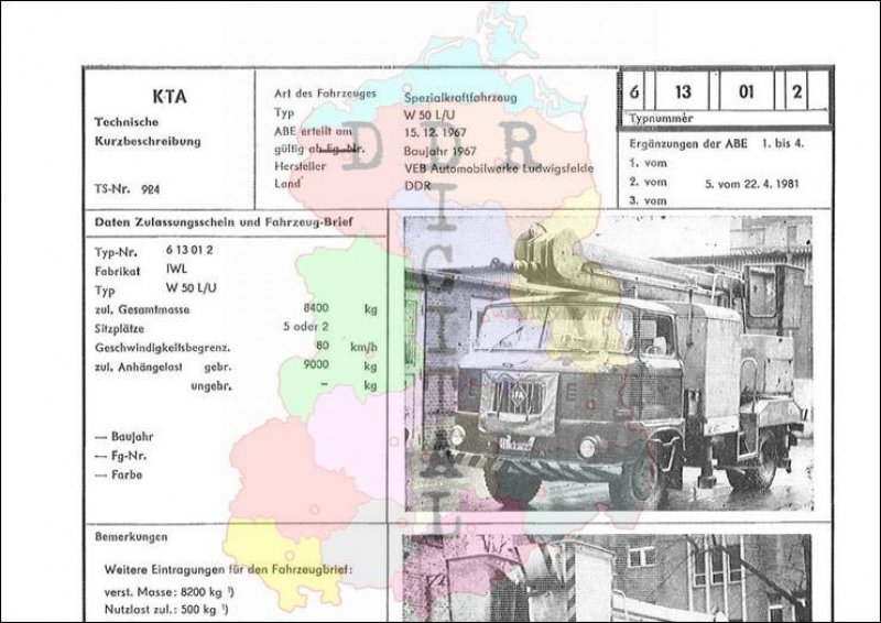 Spezialkraftfahrzeug W 50 L/U