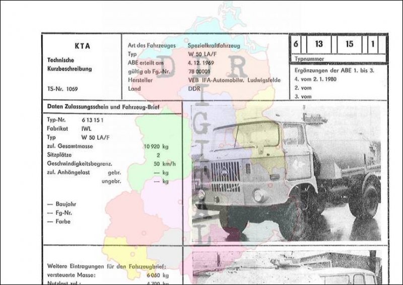 Spezialkraftfahrzeug W 50 LA/F