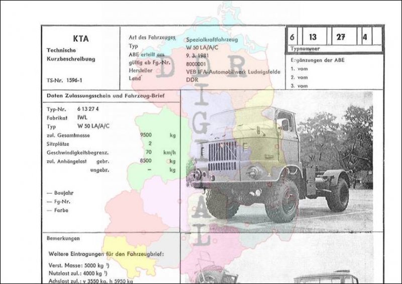 Spezialkraftfahrzeug W 50 LA/A/C