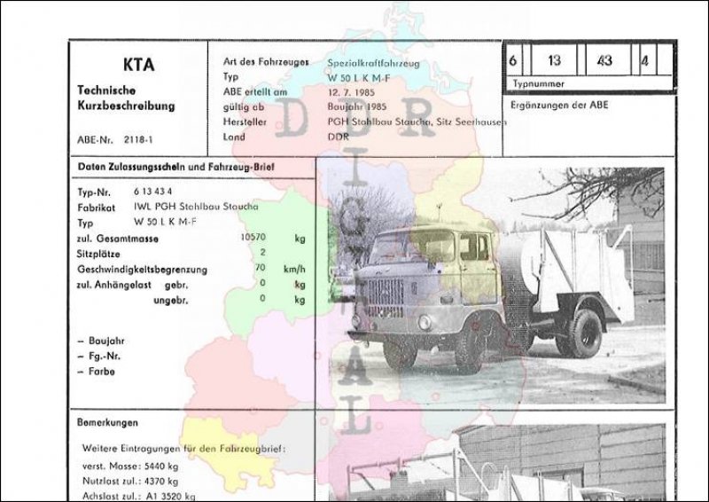 Spezialkraftfahrzeug W 50 L/K/M-F