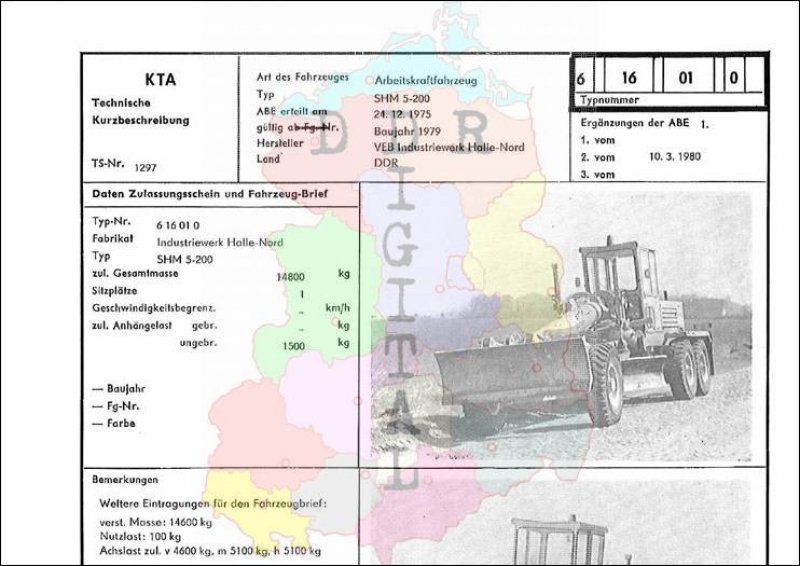 Arbeitskraftfahrzeug SHM 5-200