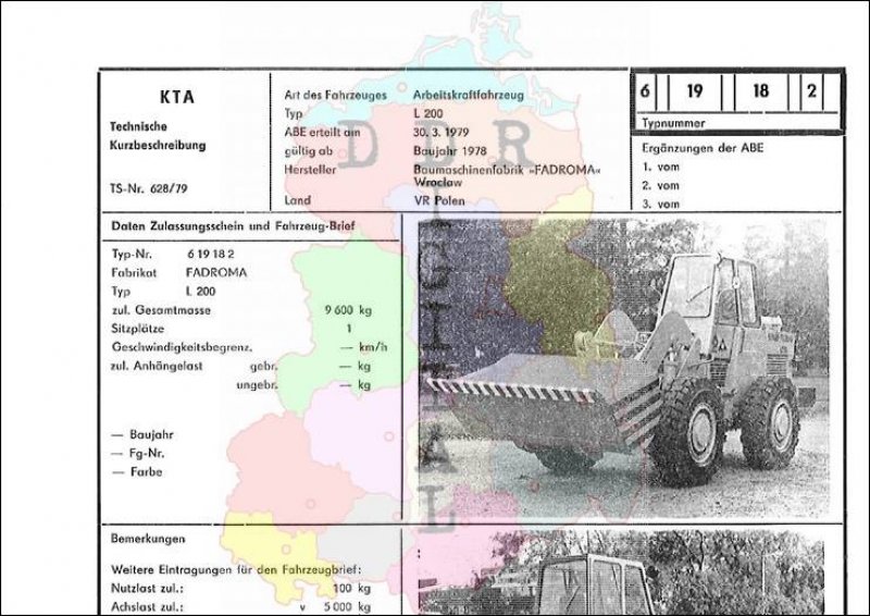 Arbeitskraftfahrzeug L 200