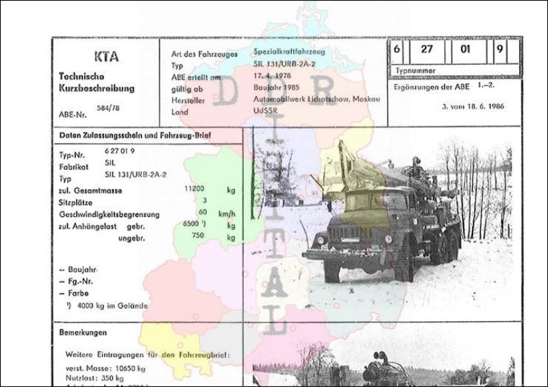 Spezialkraftfahrzeug SIL 131/URB-2A-2