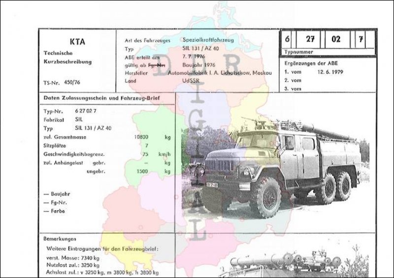 Spezialkraftfahrzeug SIL 131/AZ 40