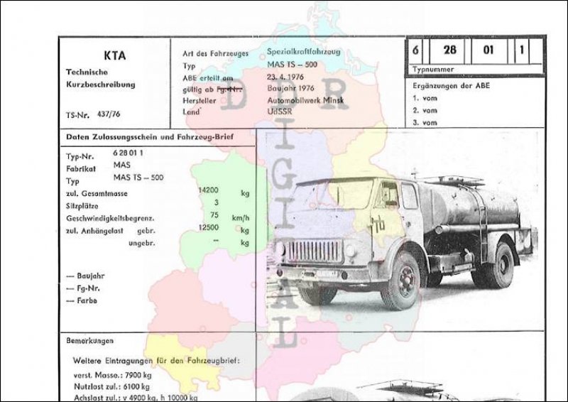 Spezialkraftfahrzeug MAS TS-500