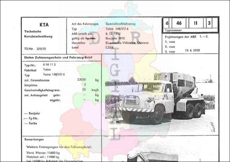Spezialkraftfahrzeug Tatra 148/VD 6