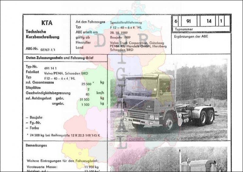 Spezialkraftfahrzeug F 12-40-6x4/HL