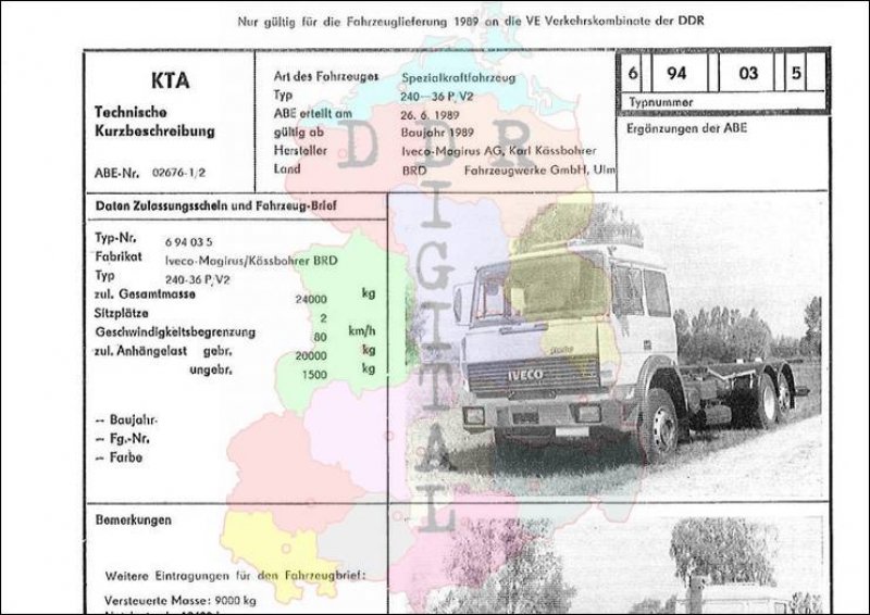 Spezialkraftfahrzeug 240-36 P/V2