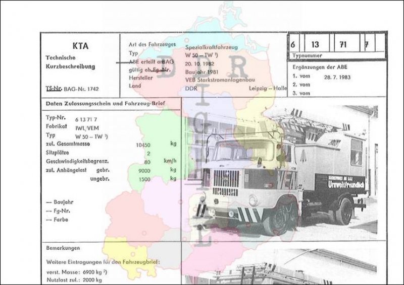 Spezialkraftfahrzeug W 50 TW/S