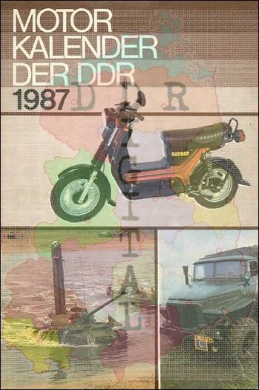 Motorkalender der DDR 1987
