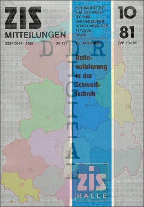 ZIS Mitteilungen 1981/10
