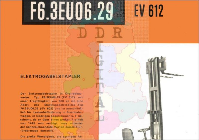 Elektrogabelstapler F6.3EU06.29 EV 612