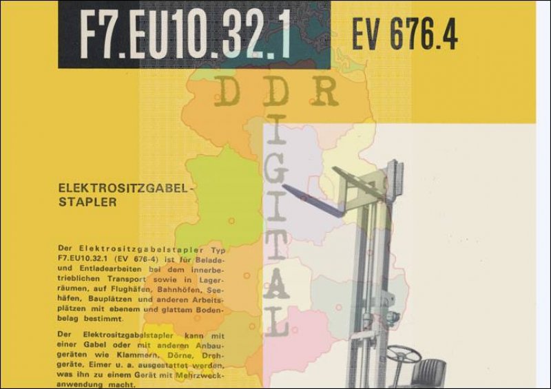 Elektrositzgabelstapler F7.EU10.32.1 EV 676.4