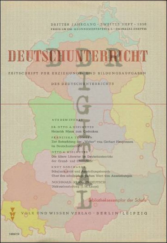 Deutschunterricht Zweites Heft