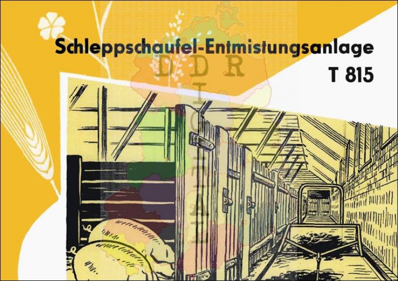 Schleppschaufel-Entmistungsanlage T 815