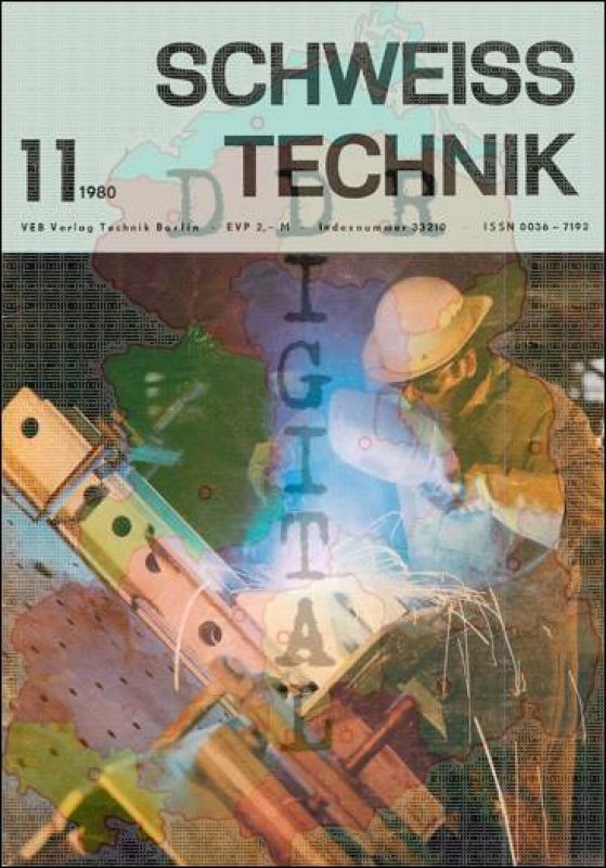 Schweisstechnik 11/1980