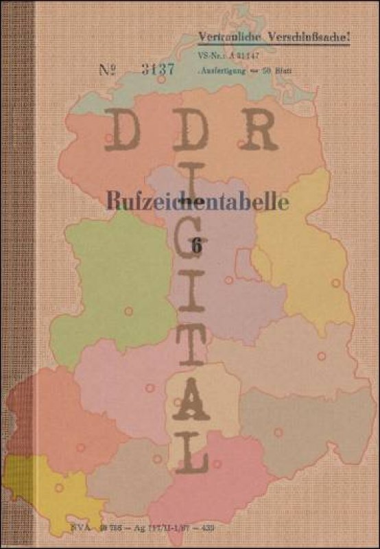 Rufzeichentabelle 6