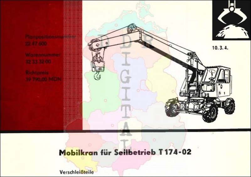 Mobilkran für Seilbetrieb T 174-02
