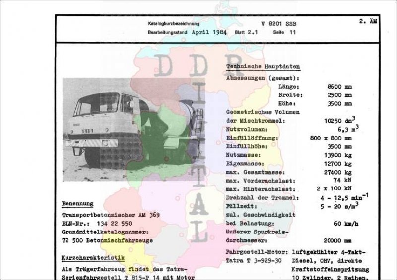Transportbetonmischer AM 369