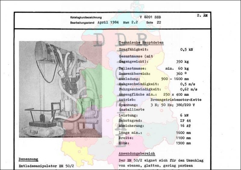 Entlademanipulator EM 50/2