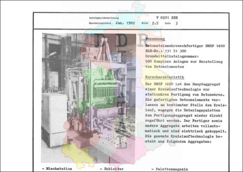Betonsteinmehrzweckfertiger BMZF 1400
