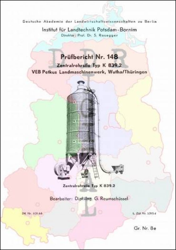 Zentralrohrsilo Typ K 839.2