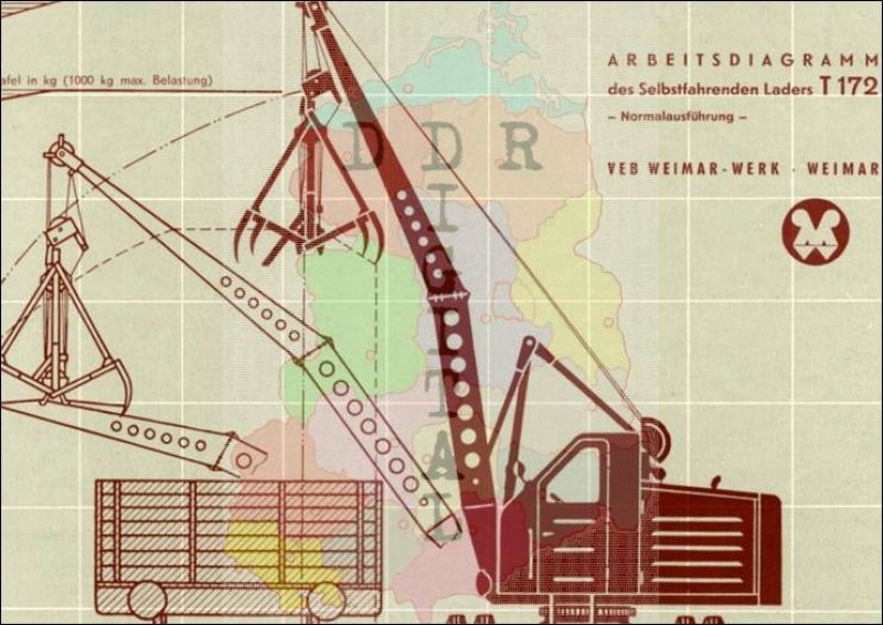 Arbeitsdiagramm des Selbstfahrenden Laders T 172