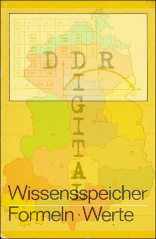 Wissensspeicher Formeln Werte