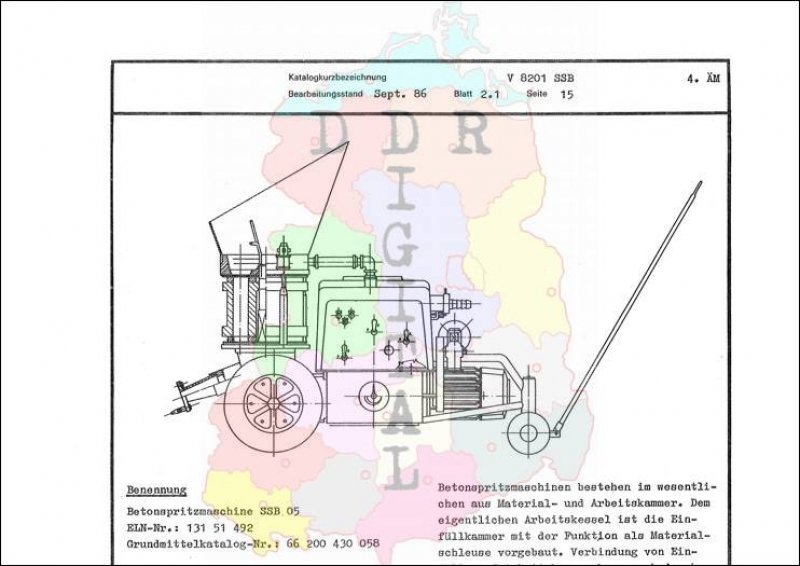 Betonspritzmaschine SSB 05
