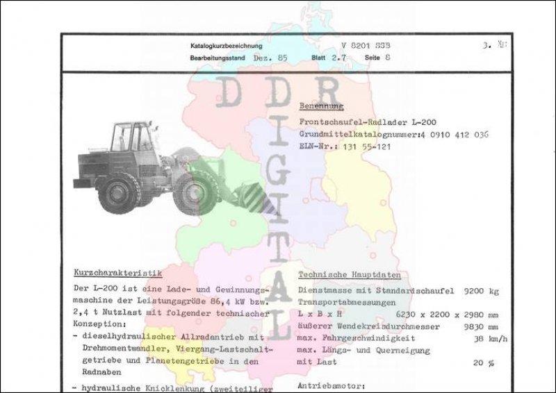 Frontschaufel-Radlader L-200