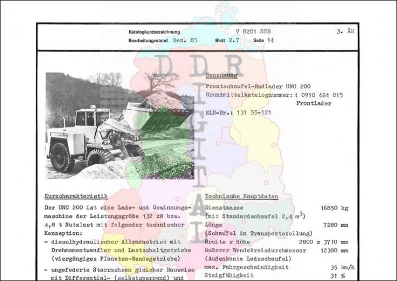 Frontschaufel-Radlader UNC 200