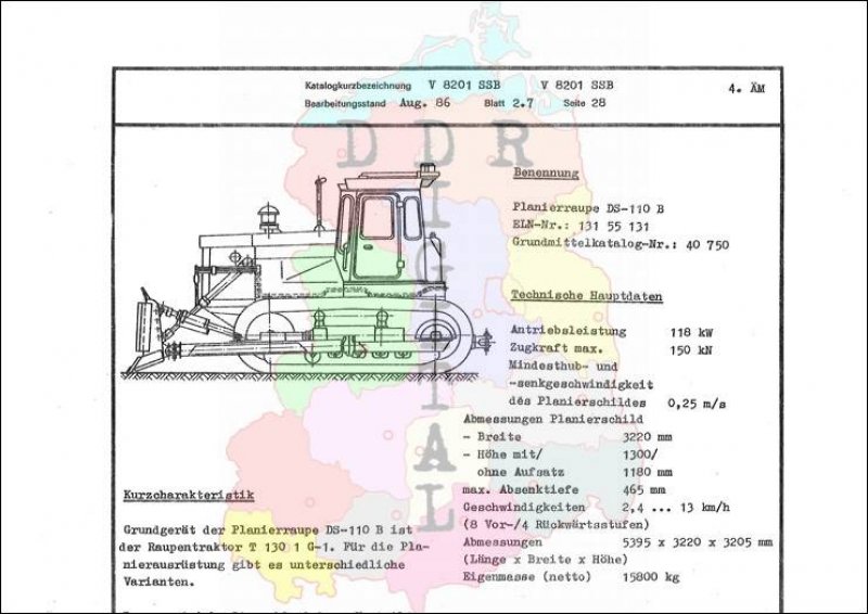 Planierraupe DS-110 B