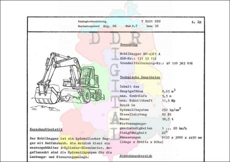 Mobilbagger EO-4321 A