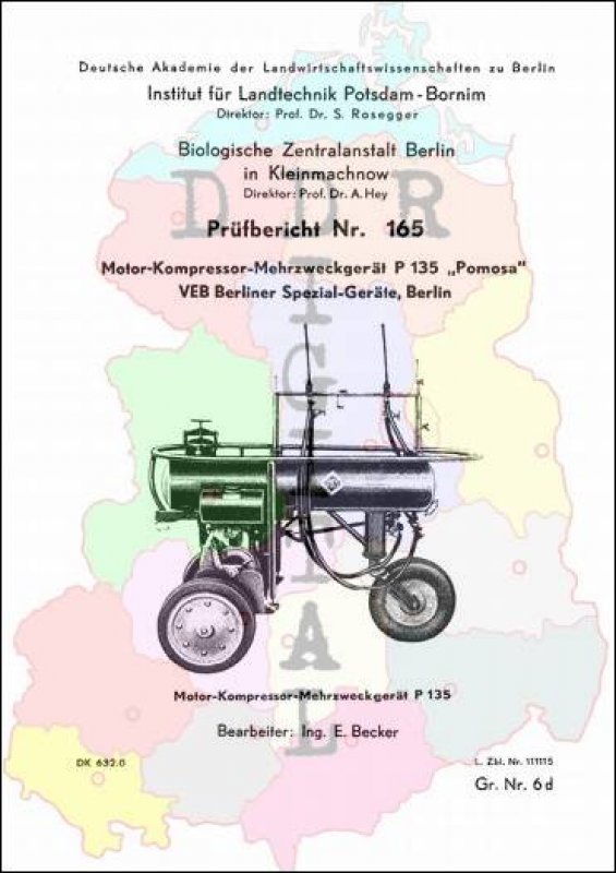 Motor-Kompressor-Mehrzweckgerät P 135 "Pomosa"