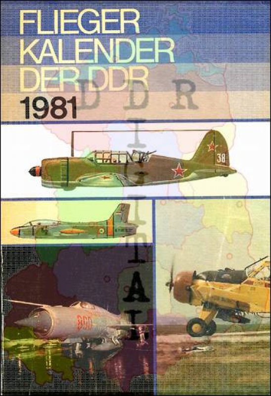 Fliegerkalender der DDR 1981