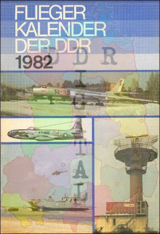 Fliegerkalender der DDR 1982